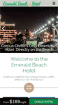 Mobile Screenshot of hotelemeraldbeach.com