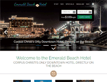 Tablet Screenshot of hotelemeraldbeach.com